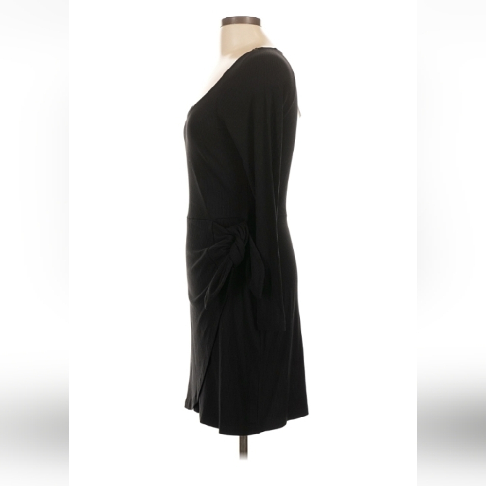 & Other Stories black wedding guest cut‑out long sleeve sheath dress nwt size L - Picture 8 of 15